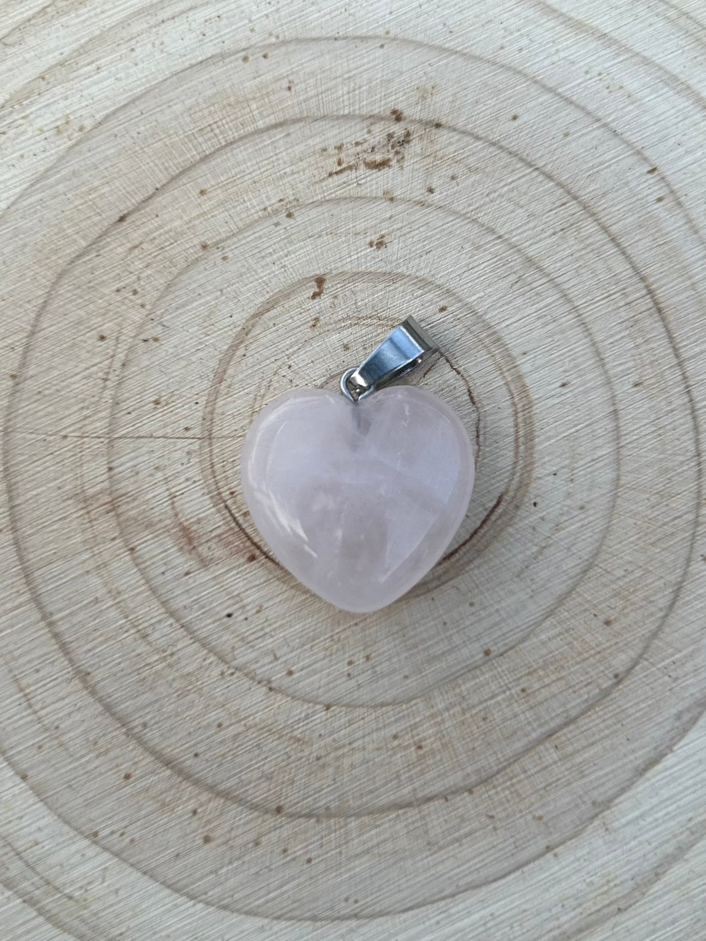Pendentif Quartz rose