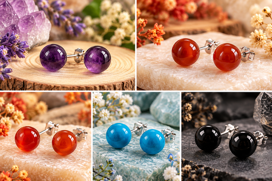 Boucles d'oreilles Boule 6mm