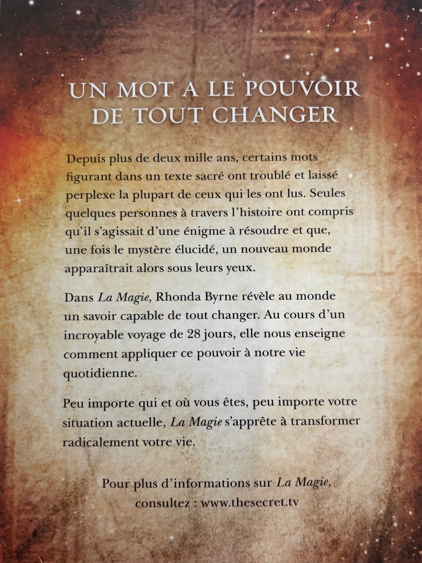 The Secret, la Magie