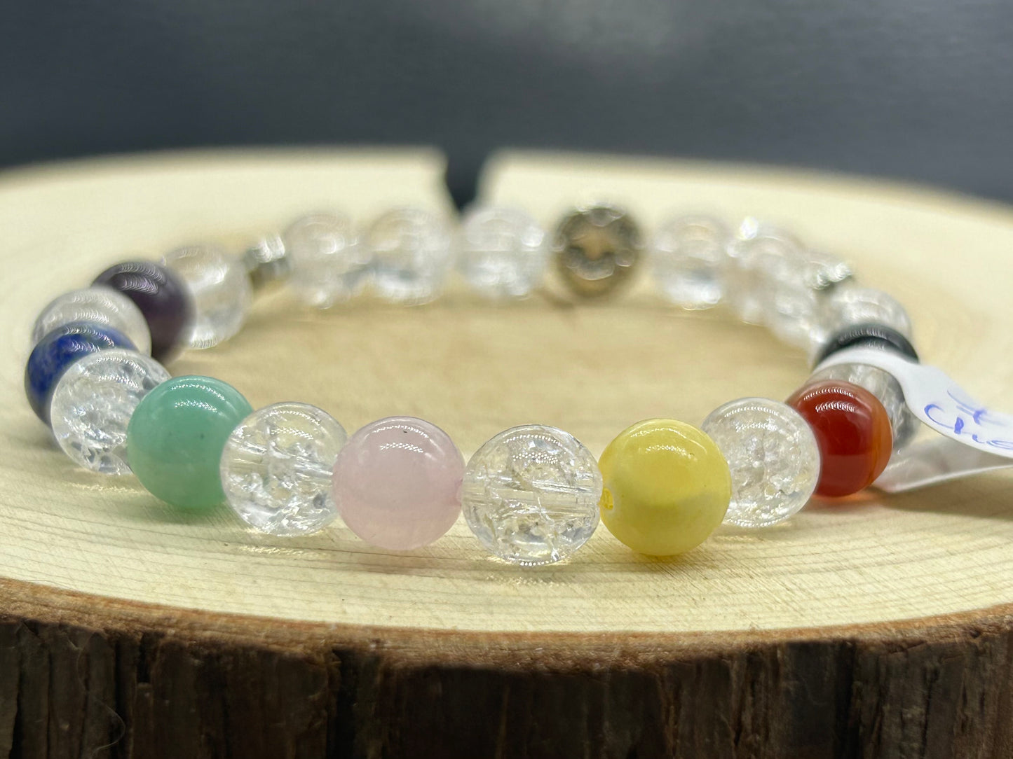 Bracelet Cristal de roche 7 chakras