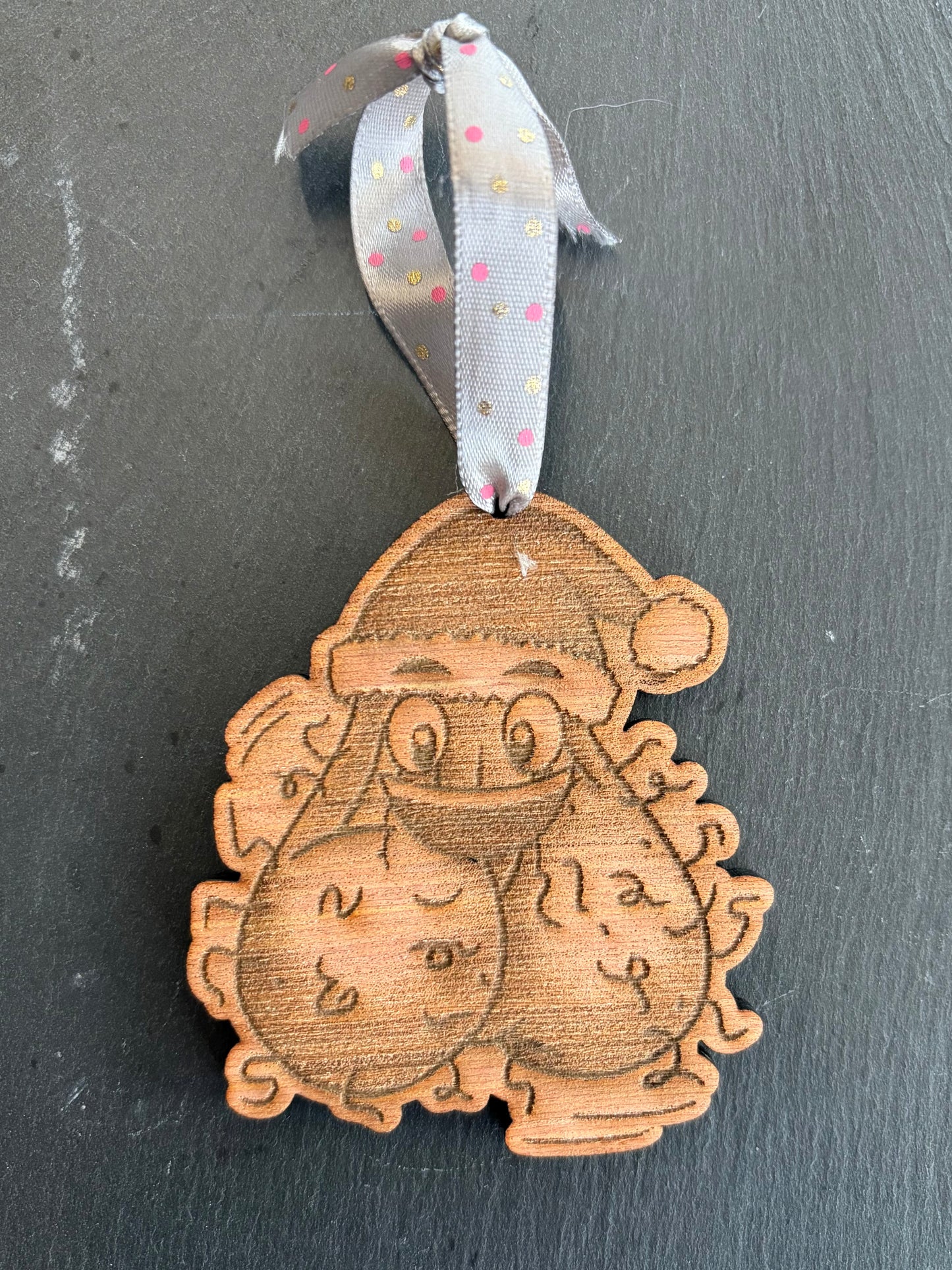 Boule de Noël poilue