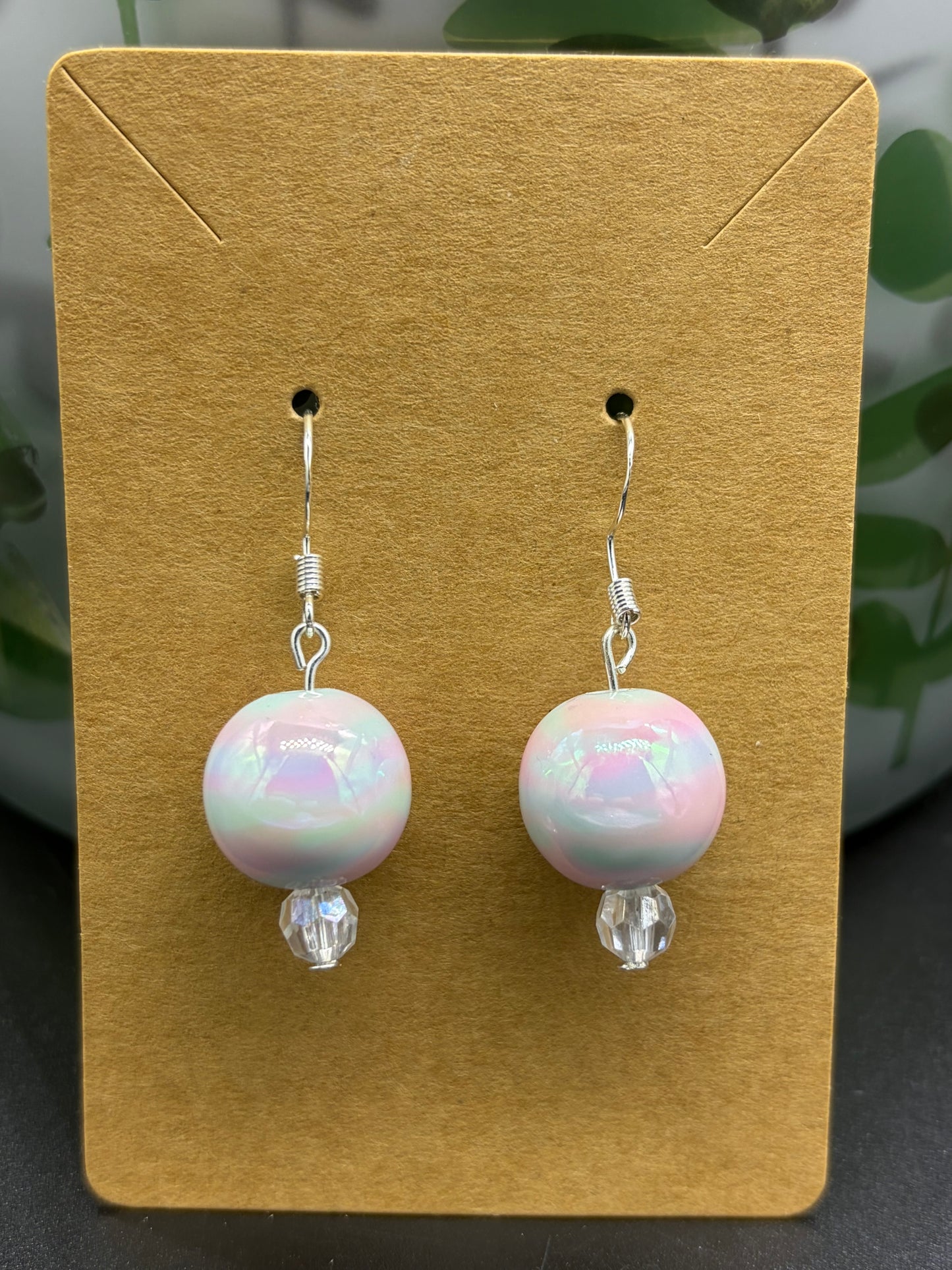 Boucles d’oreilles boules fantaisie