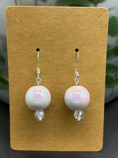 Boucles d’oreilles boules fantaisie