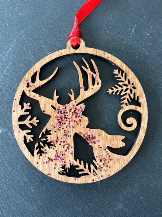 Boule de Noël Cerf