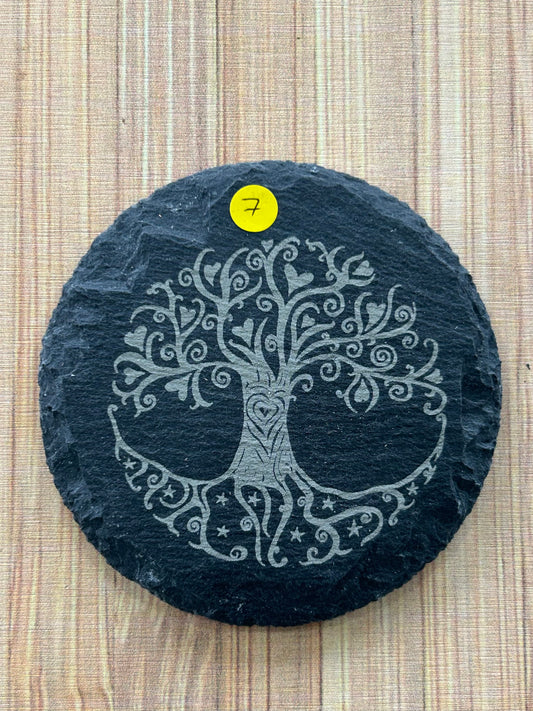 Sous verre ardoise Witchy arbre de vie