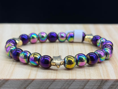 Bracelet enfant Hématite irisée