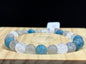 Bracelet Apatite, Cristal de Roche et Labradorite