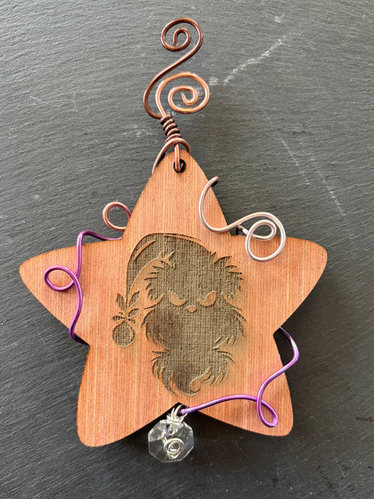 Étoile de Noël « Grinch »