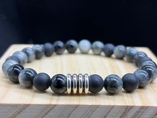 Bracelet Tourmaline Oeil de chat et noire