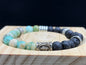 Bracelet Viking Pierre de lave et Turquoise