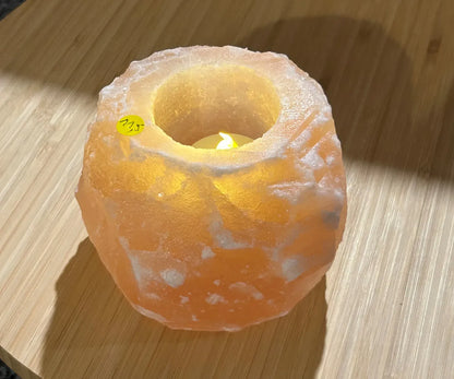 Bougeoir sel de l'Himalaya