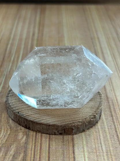 Cristal de roche bi-terminés