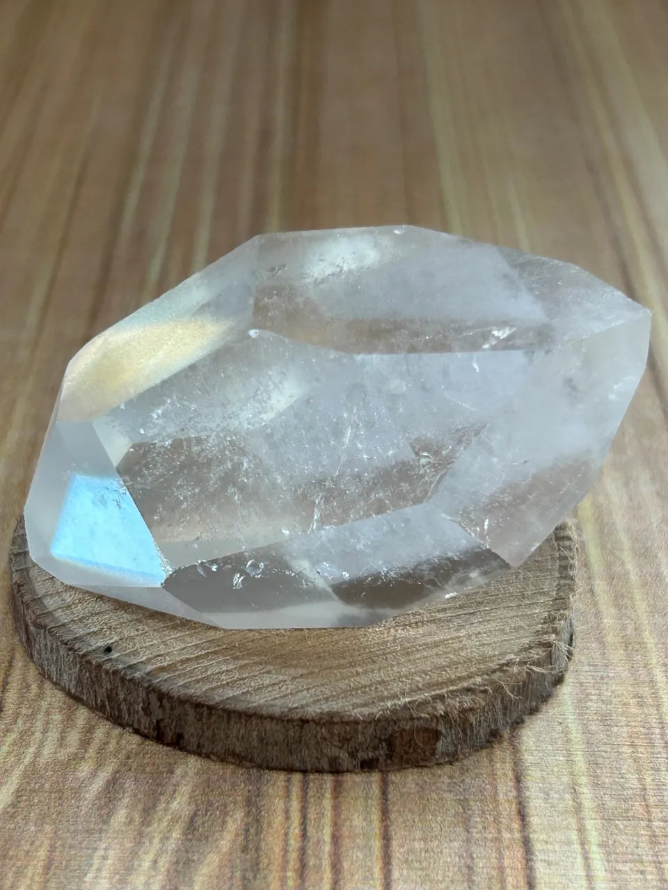 Cristal de roche bi-terminés