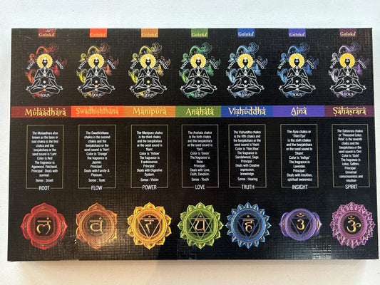 Coffret encens 7 chakras