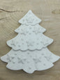 Galet en céramique sapin de noël