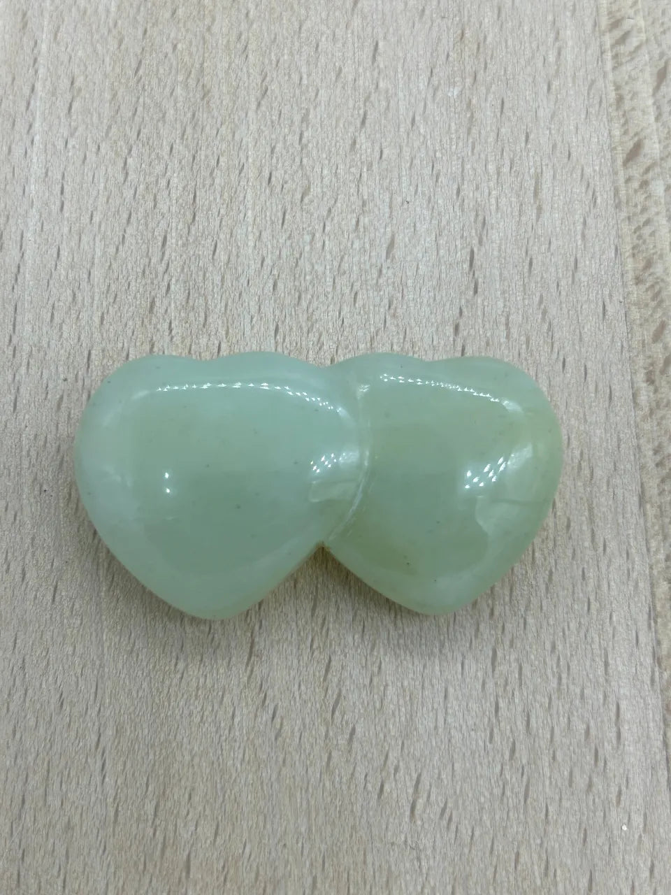 Pendentif double cœur Aventurine