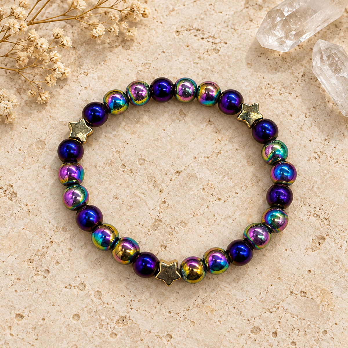 Bracelet enfant Hématite irisée