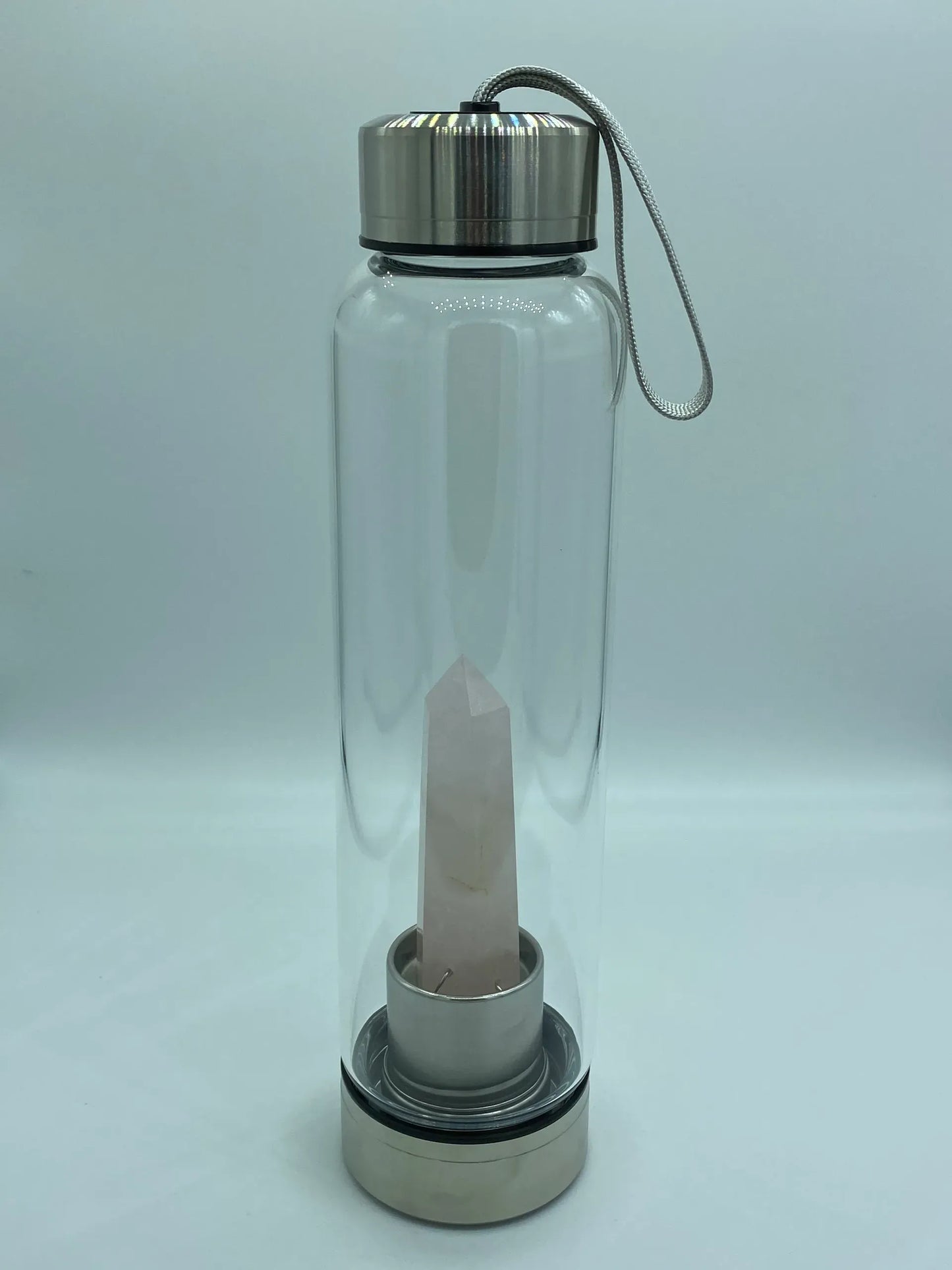 Bouteille cristal Quartz rose