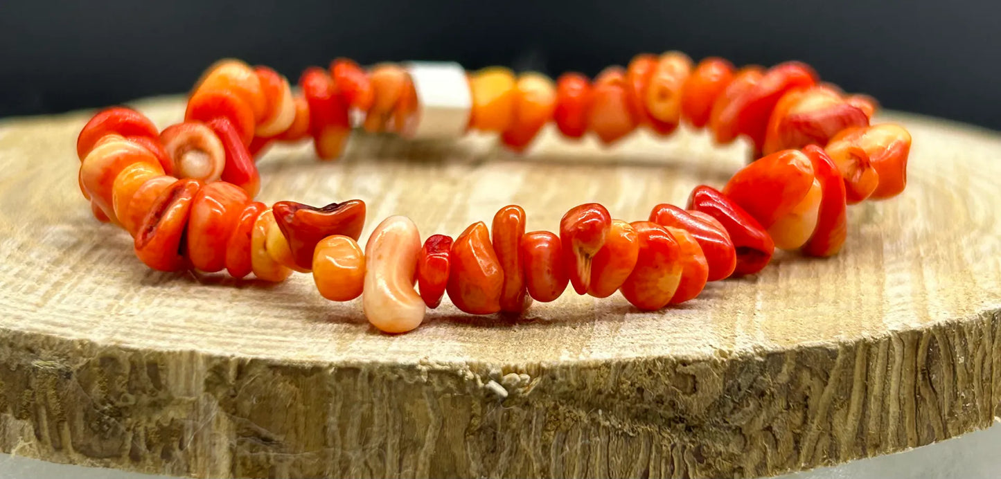 Bracelet chips Corail
