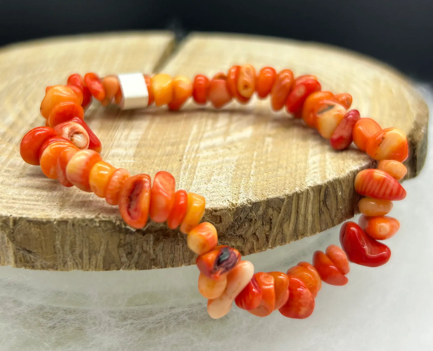 Bracelet chips Corail
