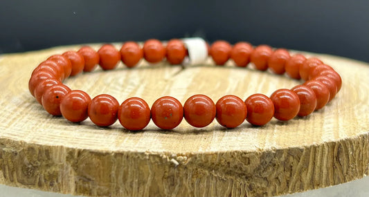 Bracelet Jaspe rouge