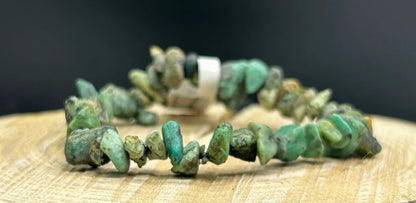 Bracelet chips en Turquoise africaine