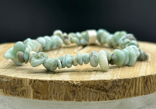 Bracelet Larimar "pierre des Atlantes"