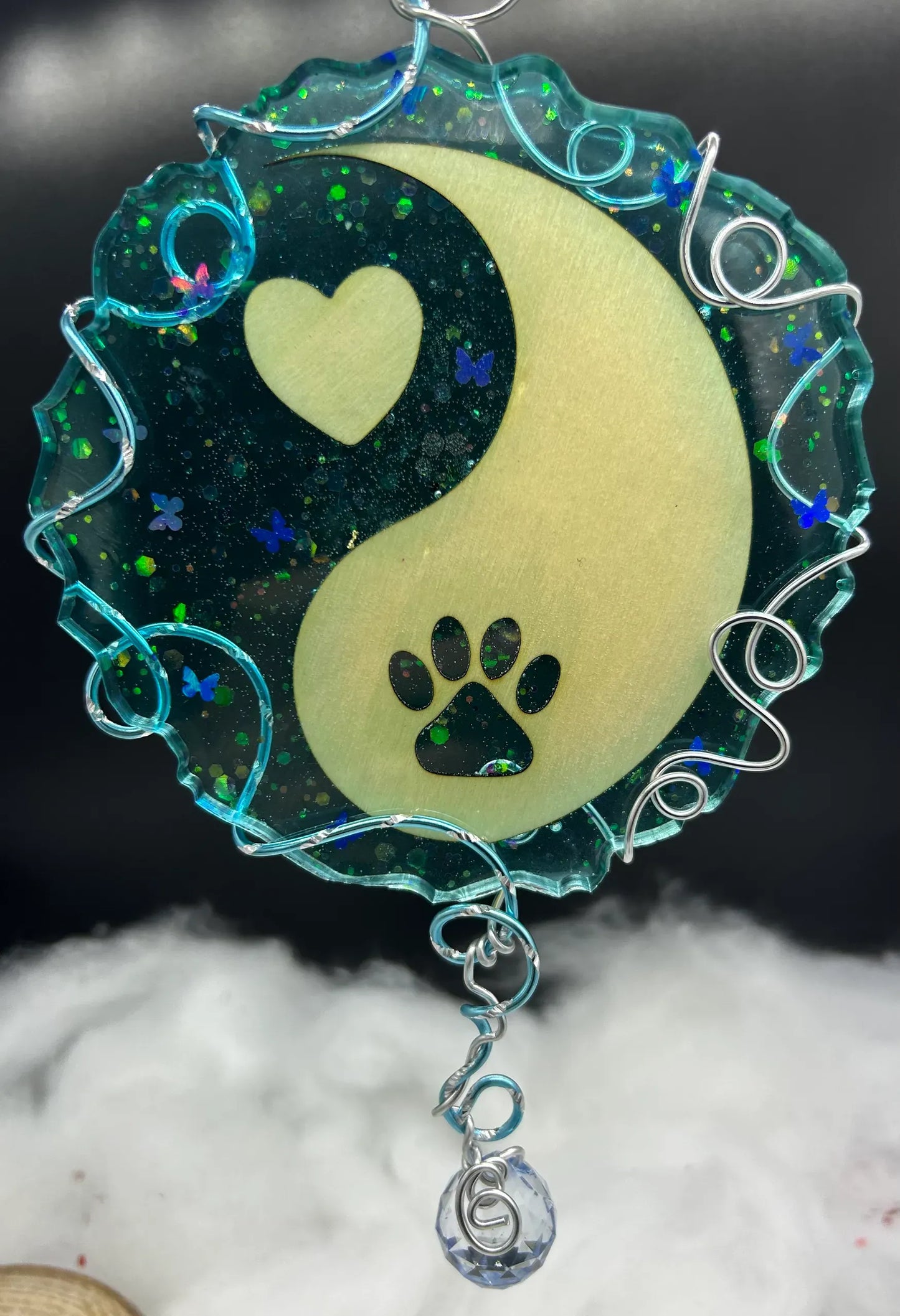 Attrape Soleil Cristal Feng Shui Love Pet
