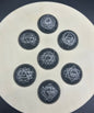 Cabochons Epoxy aux 7 chakras
