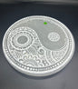 Plaque de Sélénite Yin Yang