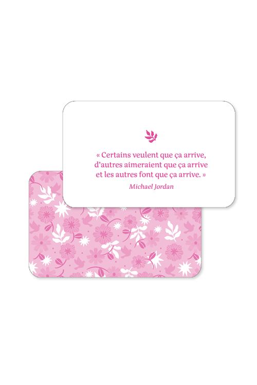Mes messages à piocher - Pour voir la vie en rose