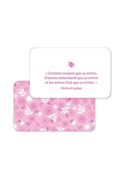 Mes messages à piocher - Pour voir la vie en rose