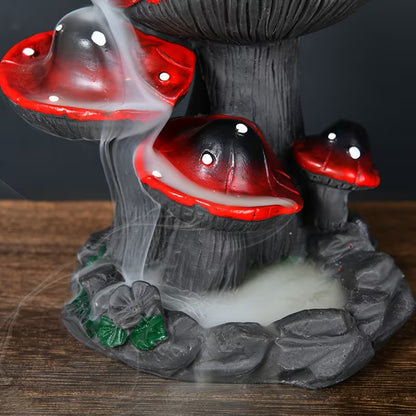 Fontaine à encens champignon