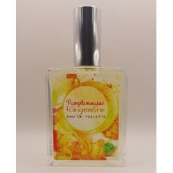 Eau de toilette aux huiles essentielles Pamplemousse Gingembre