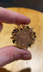 Pendentif Orgonite fleur de vie mixte Tourmaline