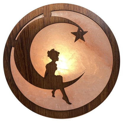 Panneau en Bois Aimanté Lune Étoile