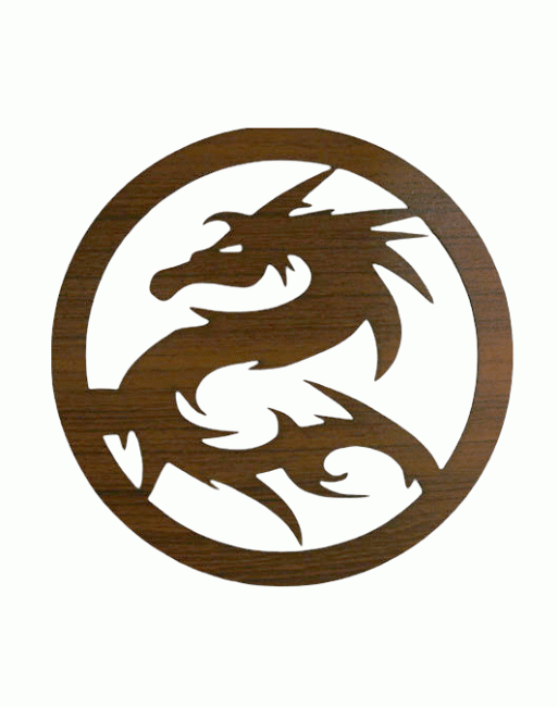 Panneau Aimanté en Bois Dragon